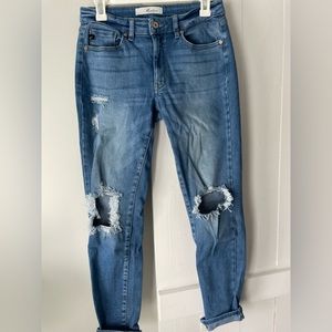 Kan Kan ripped knee jeans